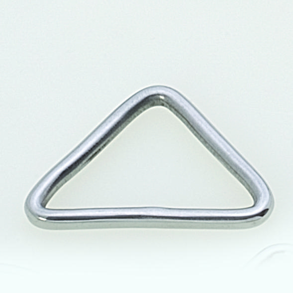 RVS bandbeugel driehoekig Ø 5 X 50 mm voor band 50 mm - Zeilers.shop