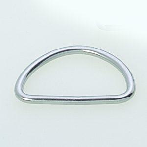 RVS A4 D-ring Ø 6 mm bandbeugel
