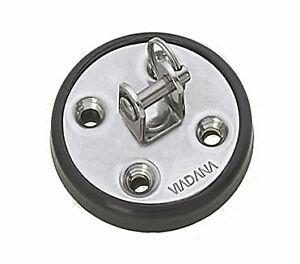 RVS Basisplaat kunststof voet Ø47 en wartelende gaffel