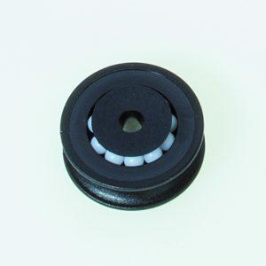 Kogelgelagerde touwschijf Ø 29 mm voor lijn Ø 8 mm