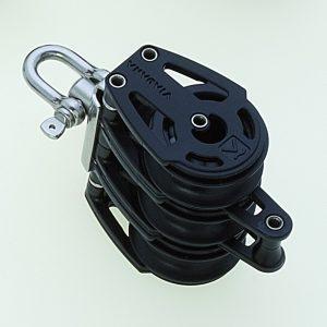 Composiet 3-schijfs kogelgelagerd blok met hondsvot voor 10 mm