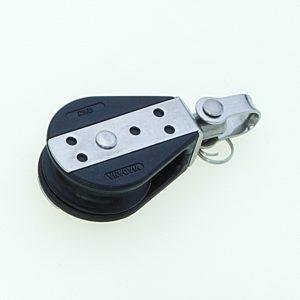 Kogelgelagerd blok met wartel voor Ø 10 mm