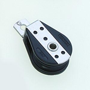 Kogelgelagerd schildpadblok voor lijn Ø 8 mm