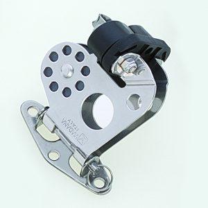 Scharnierend kogelgelagerd blok met klem voor lijn Ø 8 mm