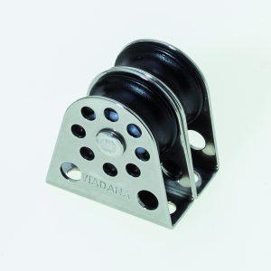 Haaks kogelgelagerd 2-schijfs blok Ø 4-6 mm
