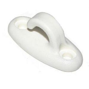 Nylon haakje voor lijn of elastiek tot Ø 4 mm