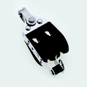 Kogelgelagerd 2-schijfs blok met hondsvot Ø 8 mm