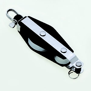 Extra sterk vioolblok met RVS kogellagers met hondsvot Ø 8 mm