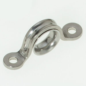 RVS leioog bestaande uit beugel met oog