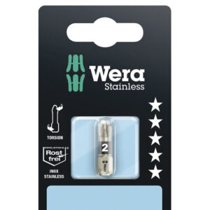 Wera roestvaststalen Pozidriv-bits met torsion-zone