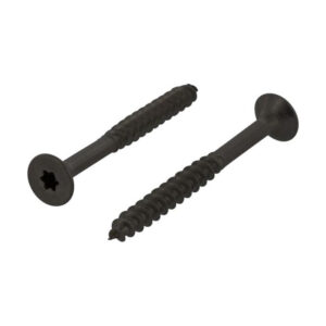 Zwart RVS A4 verzonken torxhoutschroef