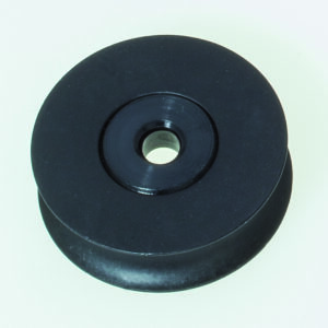 Aluminium kabelschijf Ø 45 mm voor kabel Ø 5 mm