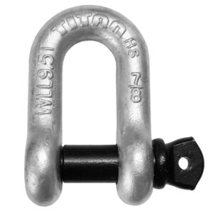 Titan  thermisch verzinkt HT stalen D-sluitingen