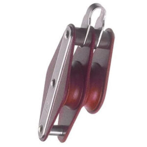 HYE blok dubbelschijfs Ø mm voor lijn Ø mm met hondsvot