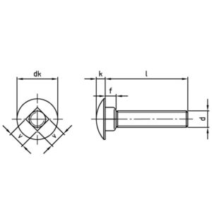 RVS A4-70 slotbout M6